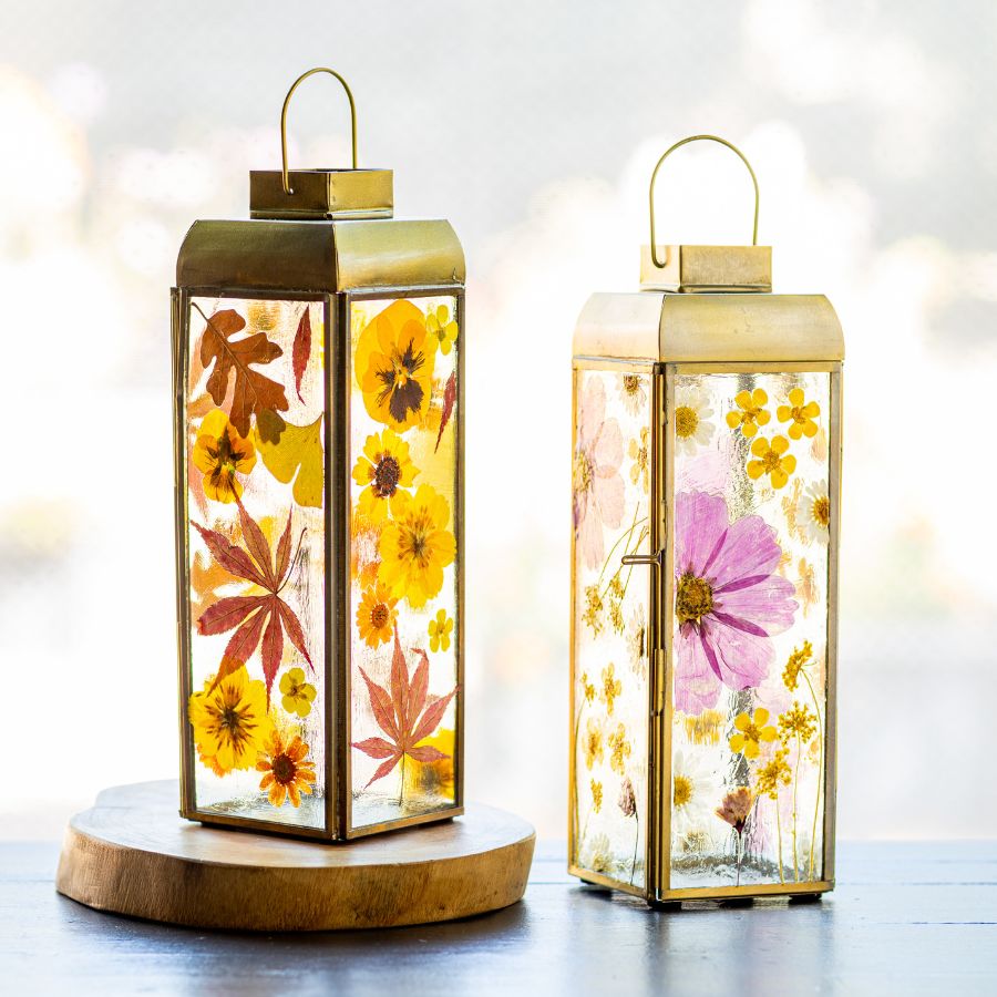 Floral Glass Lantern Workshop - Price Difference